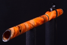 Pernambuco Burl Native American Flute, Minor, Mid F#-4, #H51I